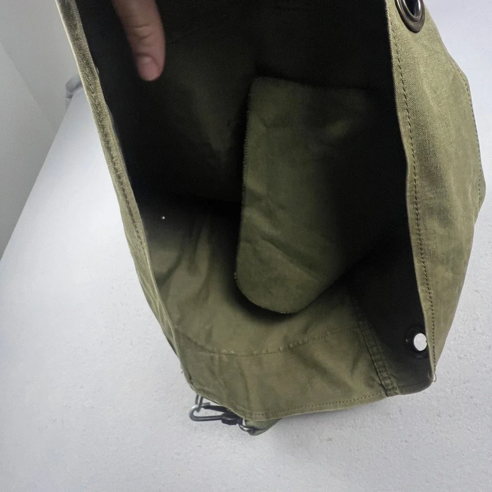 Military‎ Duffel Bag Olive Green Canvas US Army Vintage Gear Barracks Bag OD